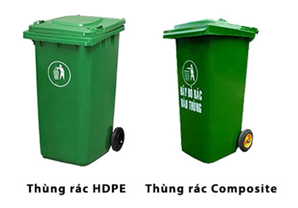  Những ưu điểm và nhược điểm của thùng rác nhựa composite