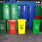 thùng đựng rác nhựa HDPE 240l