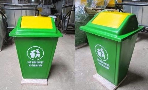 thùng rác phù hợp trường học