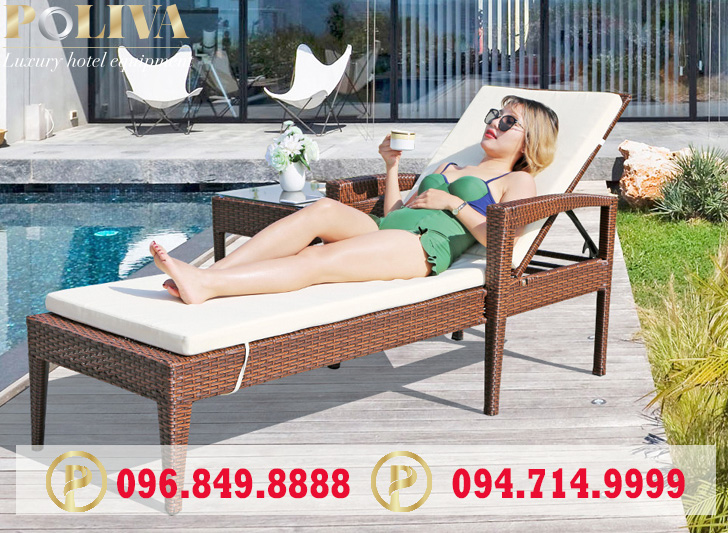 Mẫu ghế hồ bơi phù hợp cho khách sạn, resort?