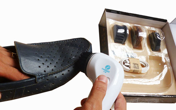 Máy đánh giày cầm tay cấu tạo đơn giản dễ sử dụng 