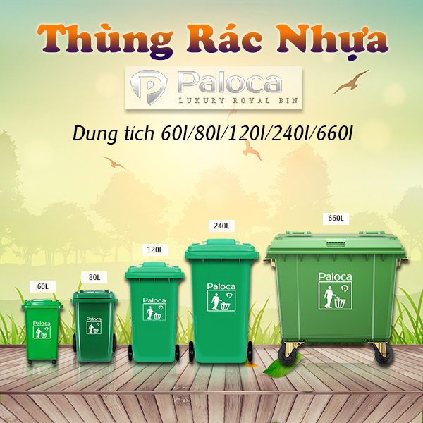 Những đặc điểm nhận biết thùng rác nhựa chất lượng cao