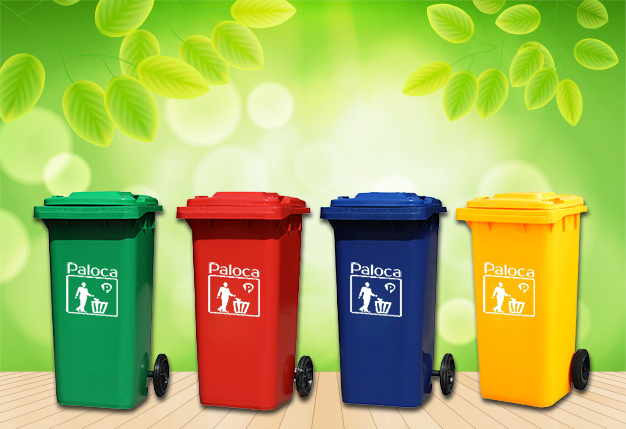 Điểm danh 3 mẫu thùng rác nhựa 120l được sử dụng nhiều