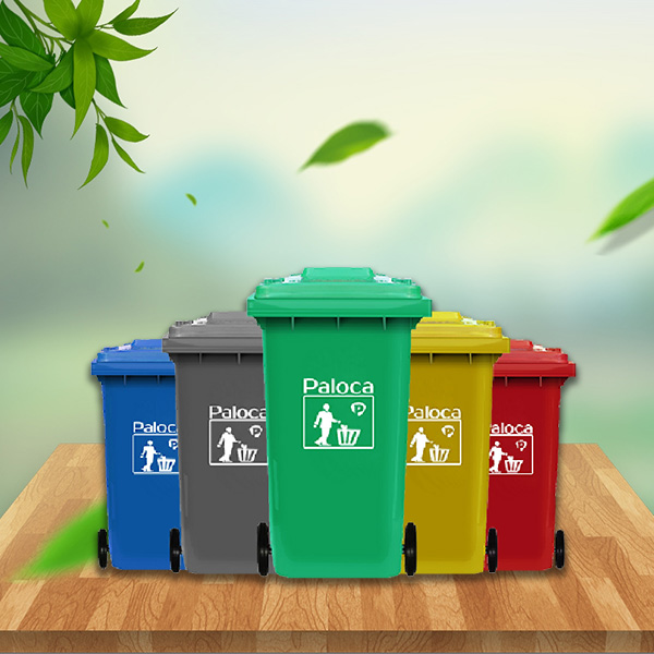 Đặc điểm của thùng rác nhựa 240 lít Paloca