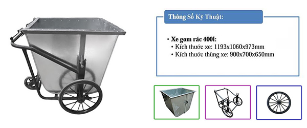 Tổng hợp những mẫu xe thu gom rác thường được dùng tại nông thôn